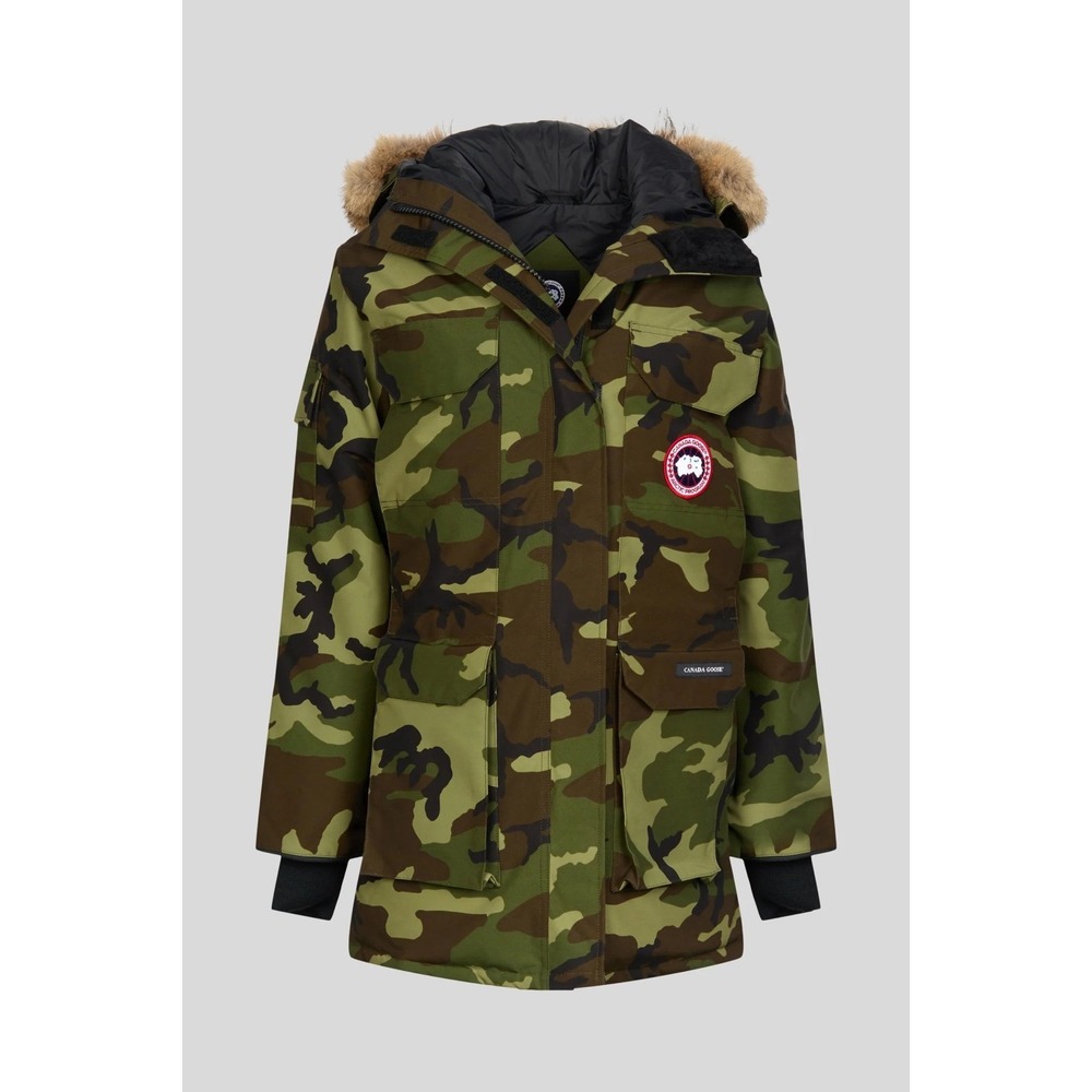 New Canada Goose Expedition Parka Camo Print Womens size XL & Receipt - Picture 2 of 15